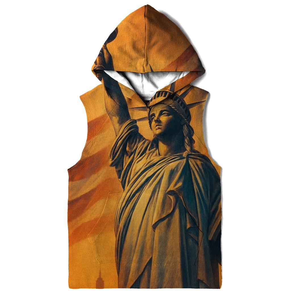 Liberty Torch Skyline Drapery hoodie trends