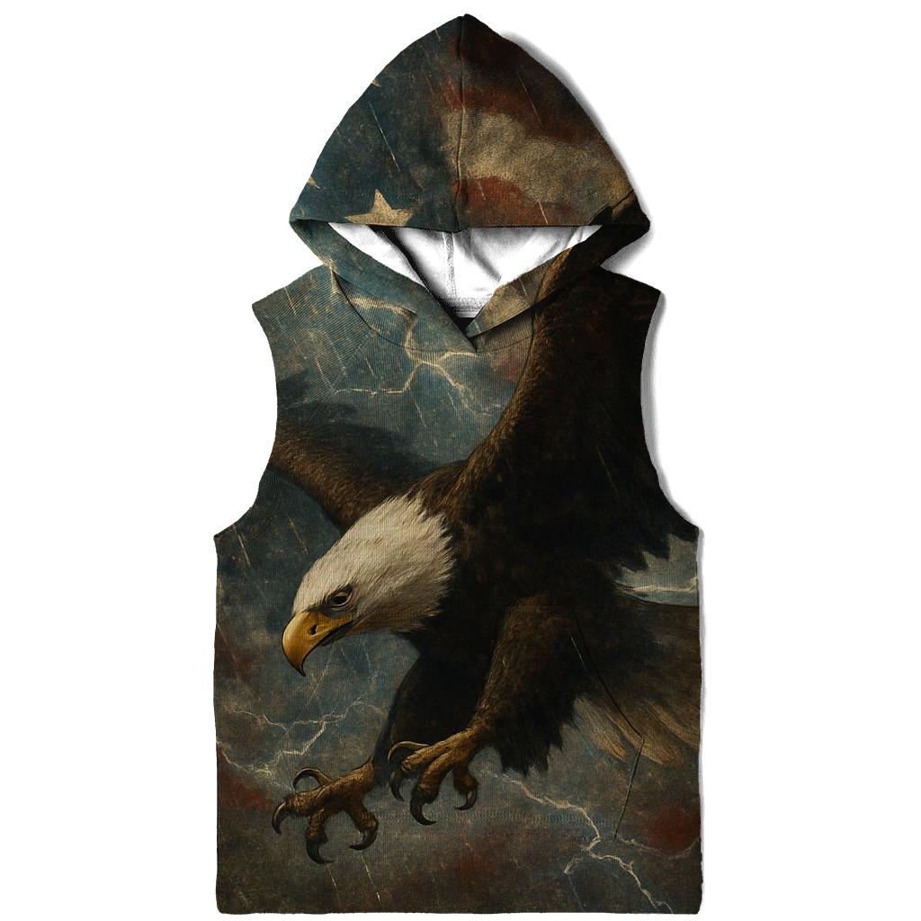 Storm Rider Eagle Banner designer hoodies