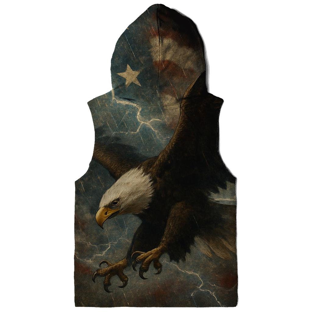 Storm Rider Eagle Banner designer hoodies