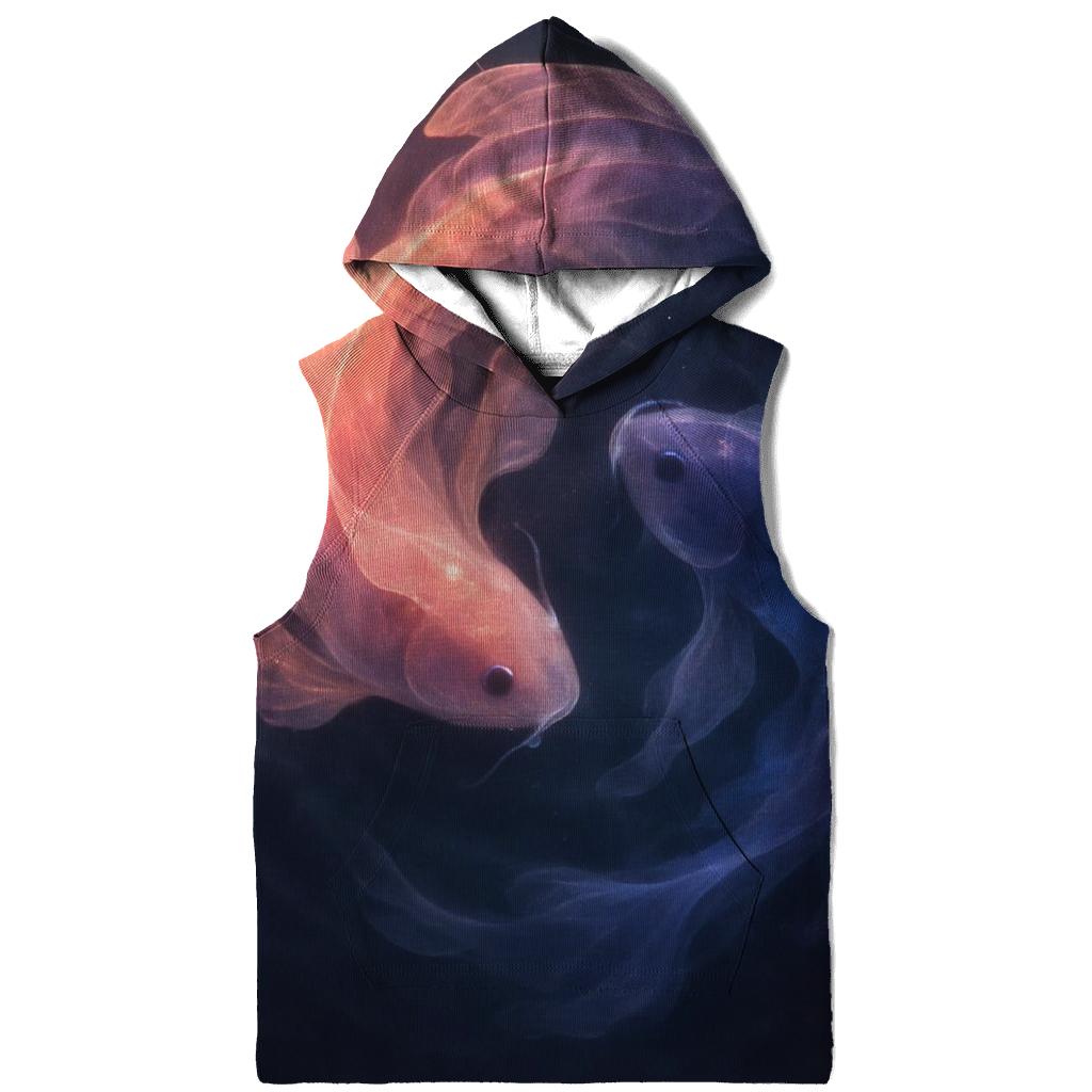 Iridescent Koi Nebula heavyweight hoodies
