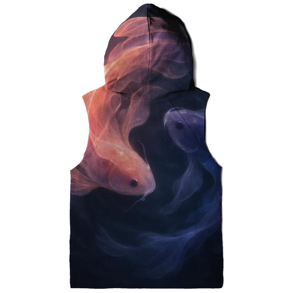 Iridescent Koi Nebula heavyweight hoodies