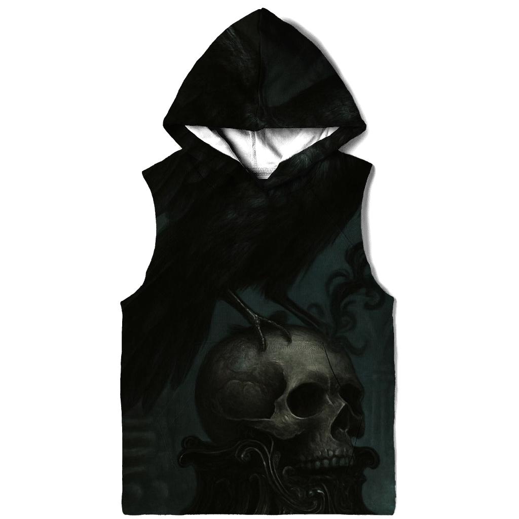 Raven Oracle In The Bone Chapel printed hoodies