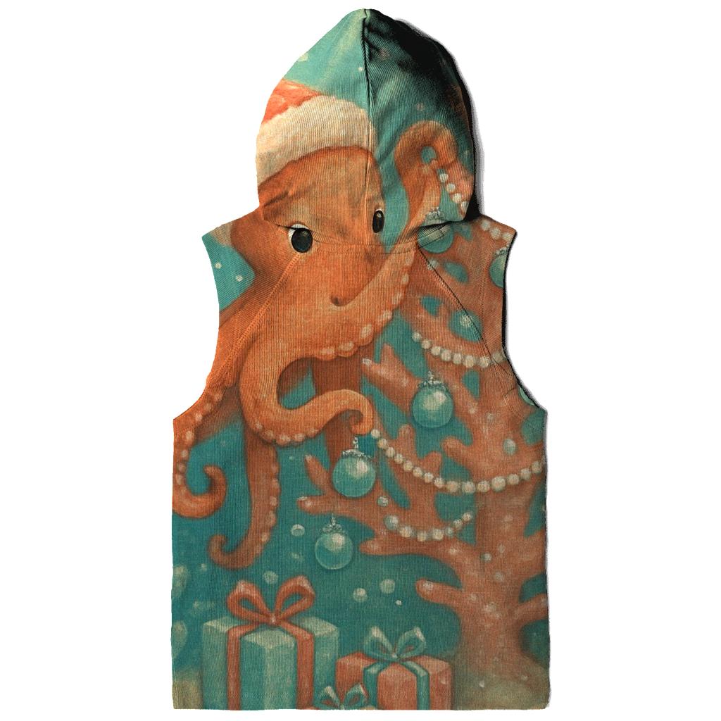Frosted Ornament Octopus Tree Decorator pullover hoodies