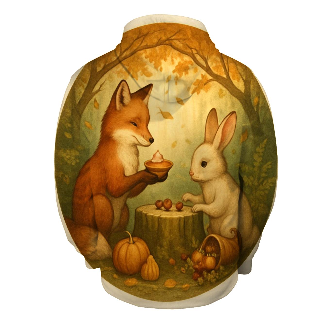 Woodland Feast Under A Leaf Canopy hoodie designs