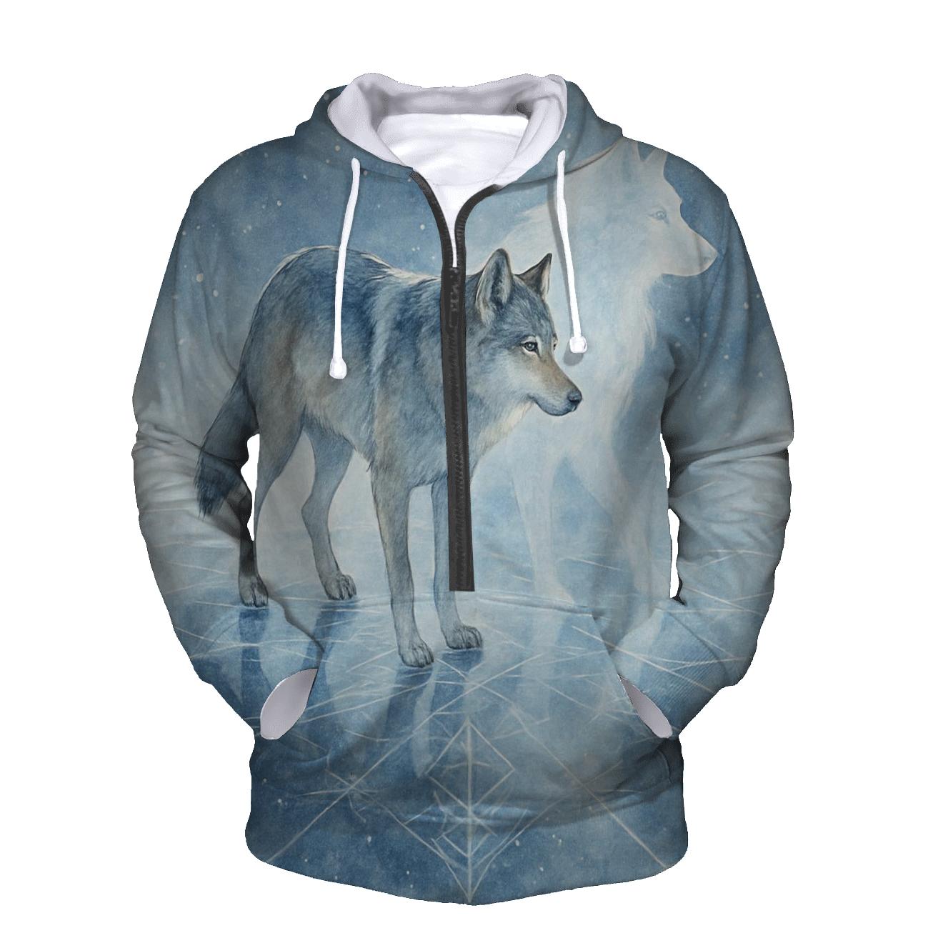 Glacier Mirror Guardian printed hoodies