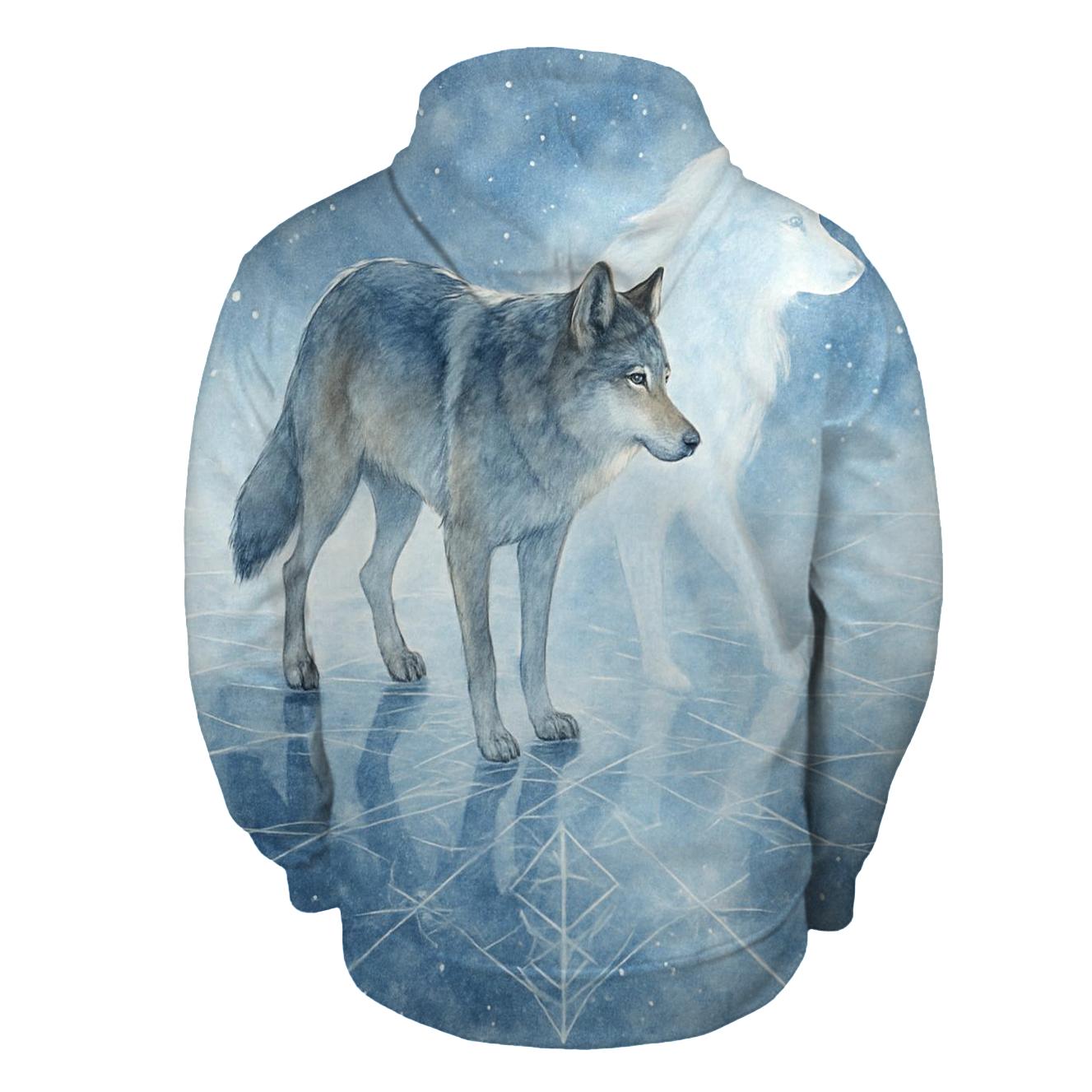 Glacier Mirror Guardian printed hoodies