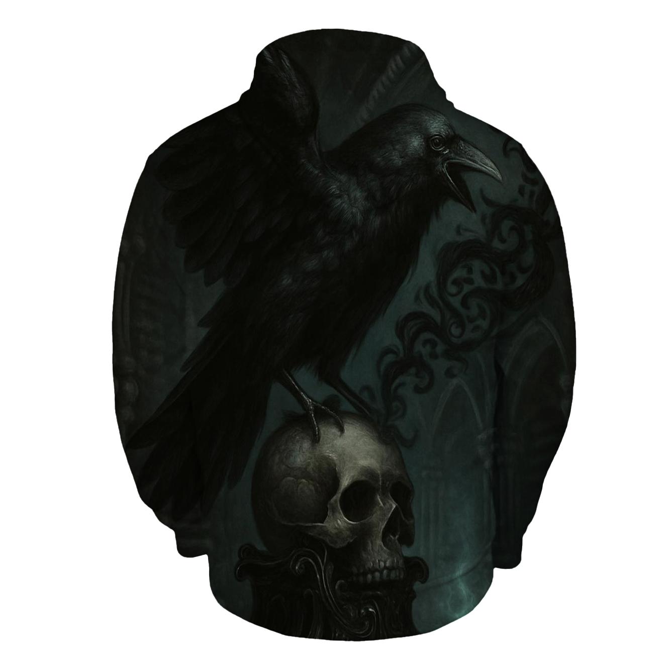 Raven Oracle In The Bone Chapel designer hoodies