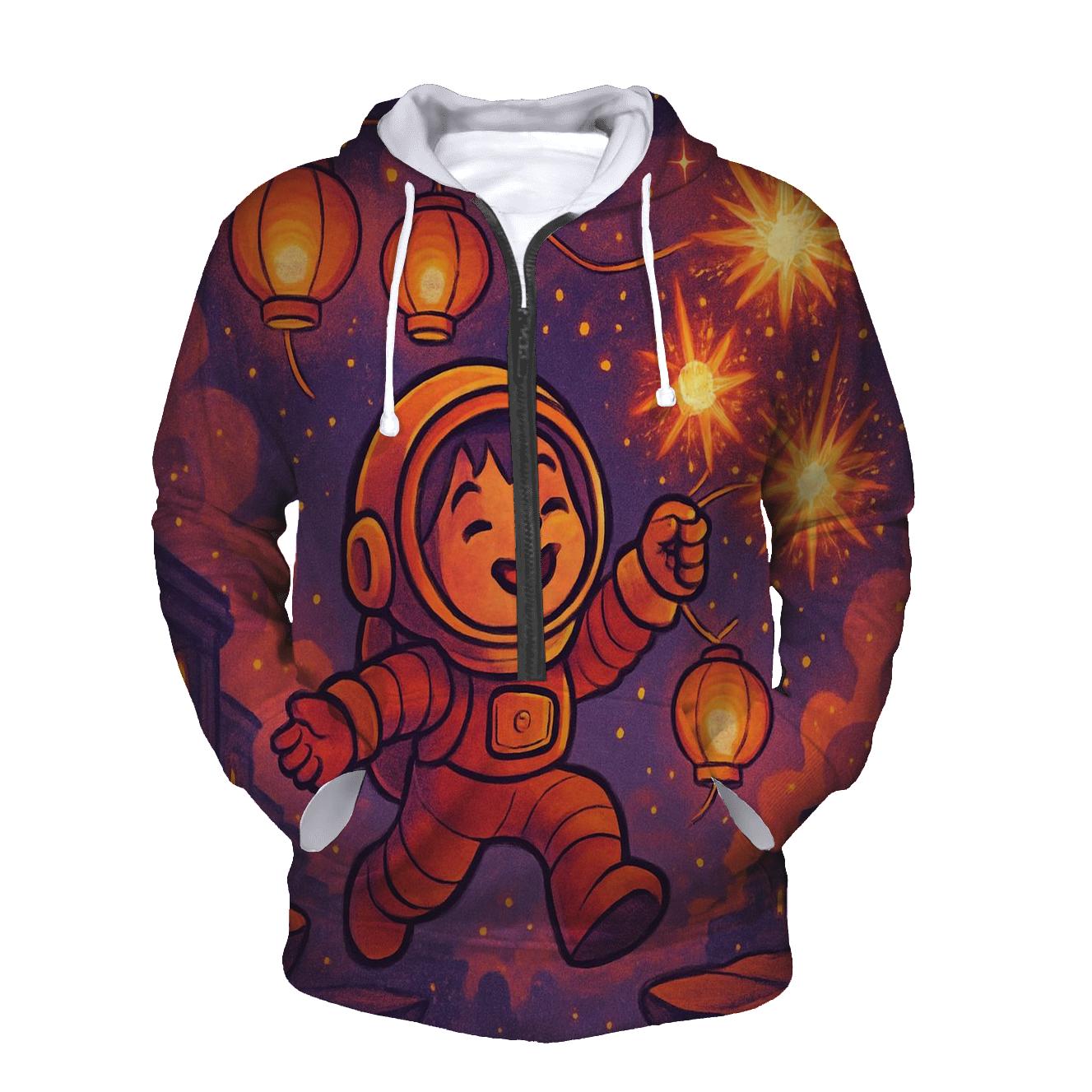 Supernova Paper Lantern Parade designer hoodies