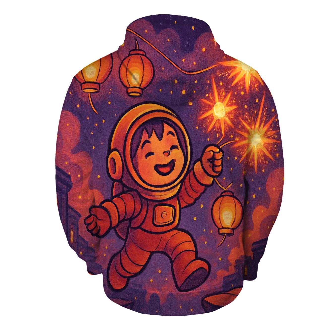 Supernova Paper Lantern Parade designer hoodies