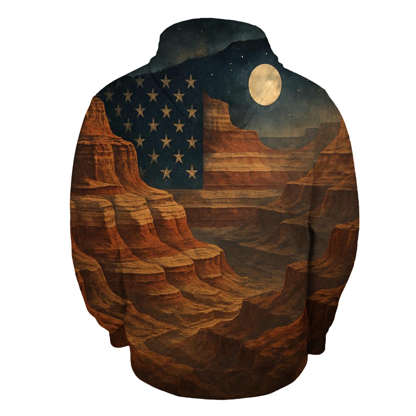 Wildland Flag Canyon Horizon custom hoodies