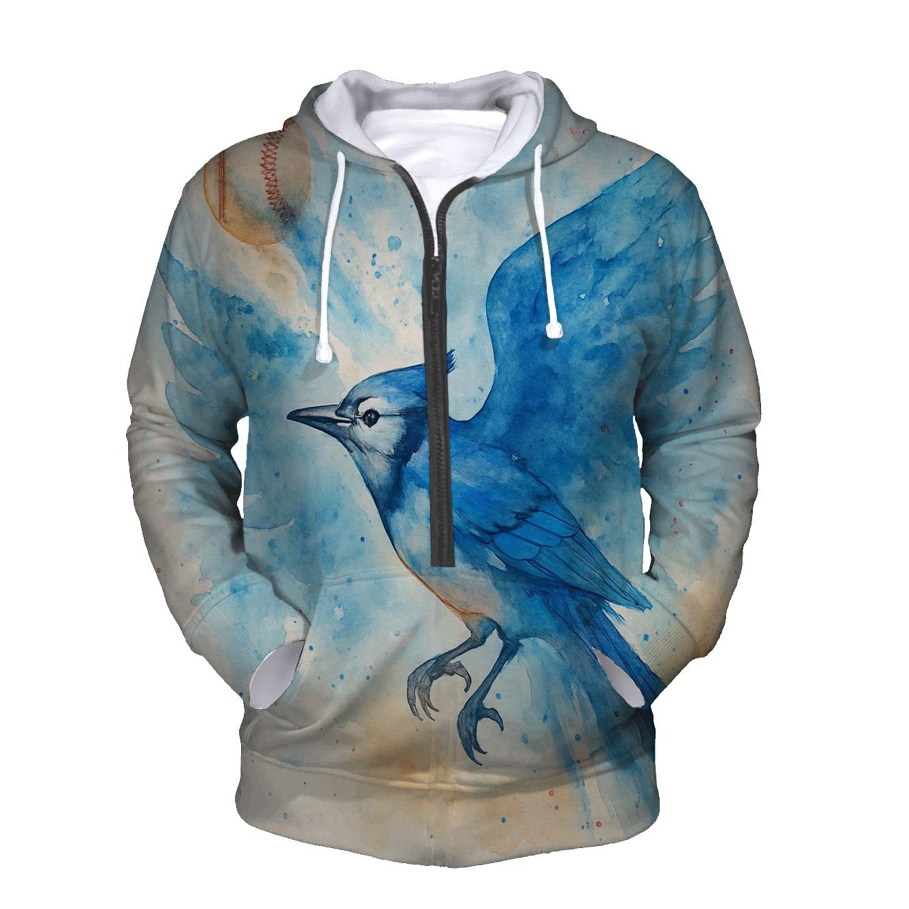 Skybreak Flight With Blue Jays Trajectory lightweight hoodies