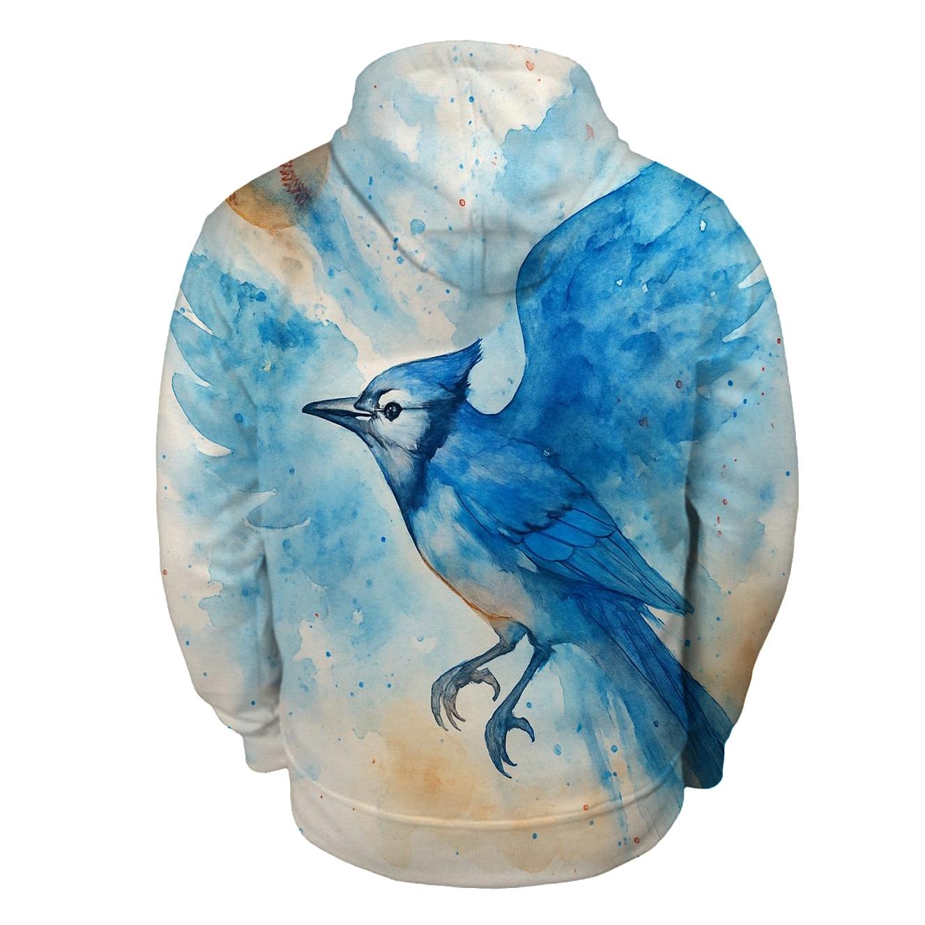 Skybreak Flight With Blue Jays Trajectory lightweight hoodies