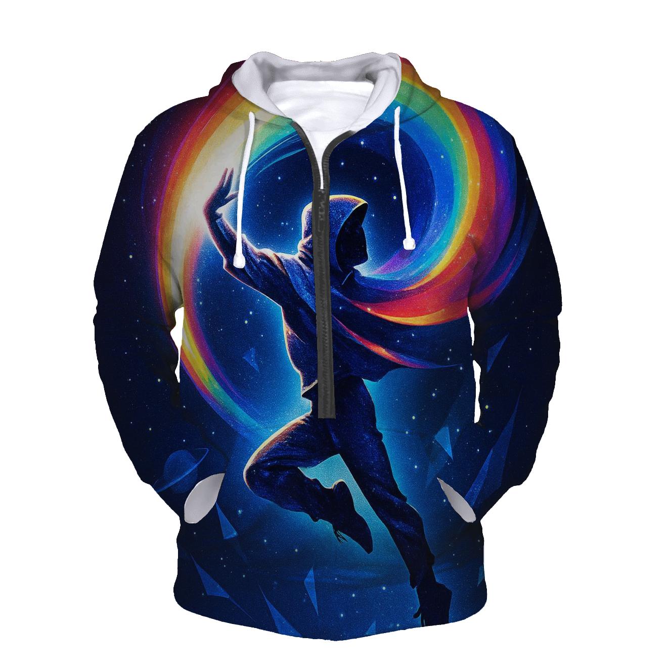 The Prism Comet Ritual hoodie designs