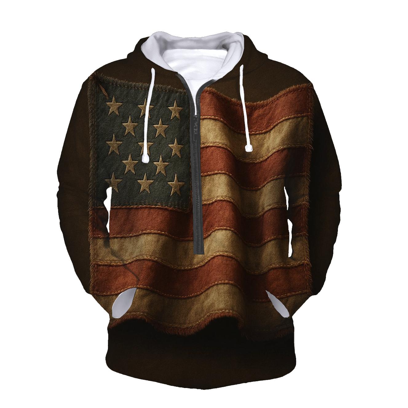 Revolution Patchwork Relic graphic hoodies