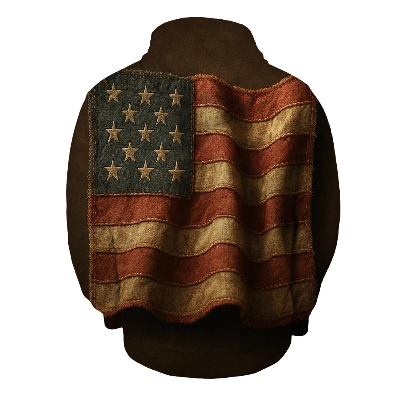 Revolution Patchwork Relic graphic hoodies