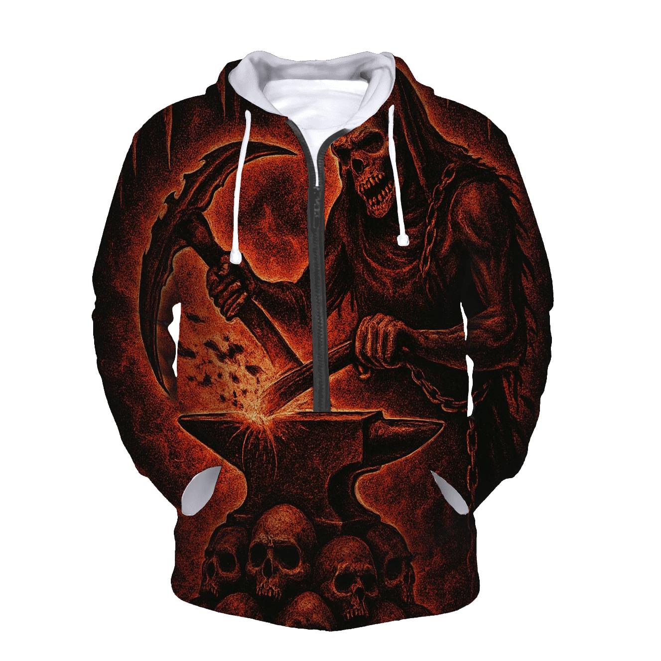 Skull Furnace Of The Blacksmith Wraith hoodie designs
