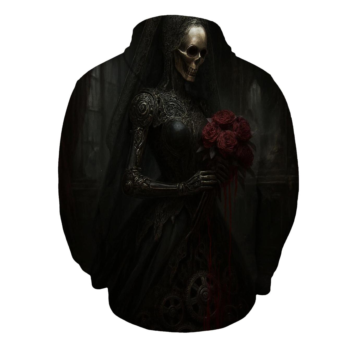 Veil Of The Mourning Automaton zip-up hoodies