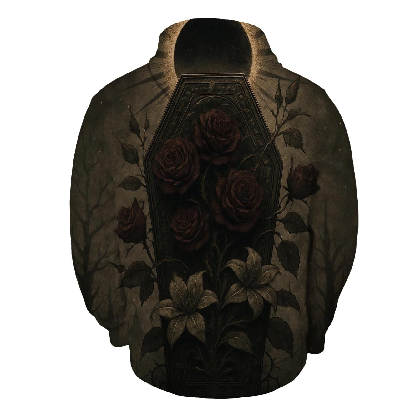 The Coffin Garden Eclipse zip-up hoodies