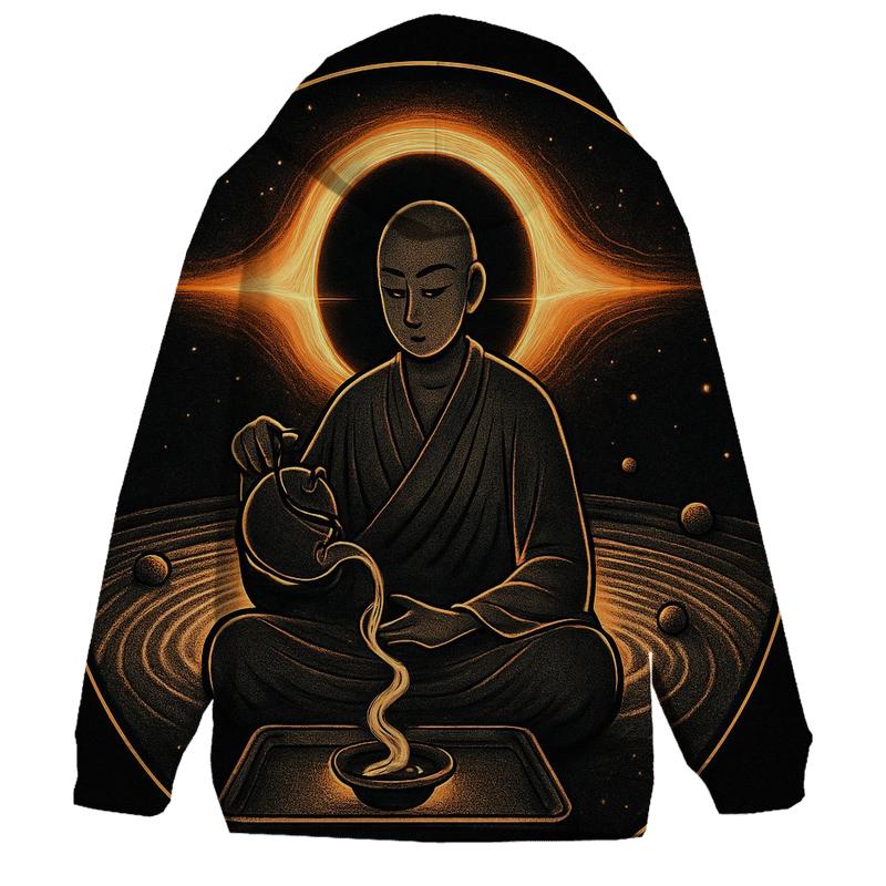 Black Hole Tea Ceremony lightweight hoodies