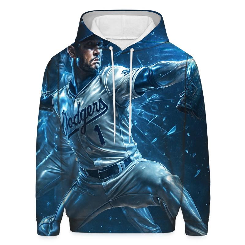 Chrome Pitcher Time Slice graphic hoodies