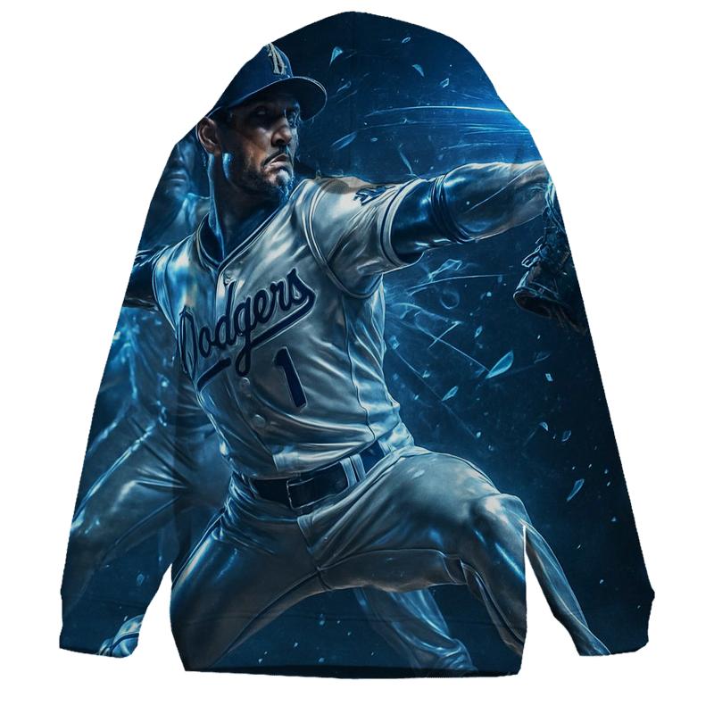 Chrome Pitcher Time Slice graphic hoodies