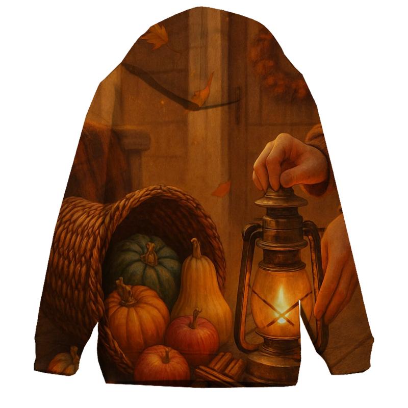 Lanternlit Cornucopia Porch Welcome hoodie designs