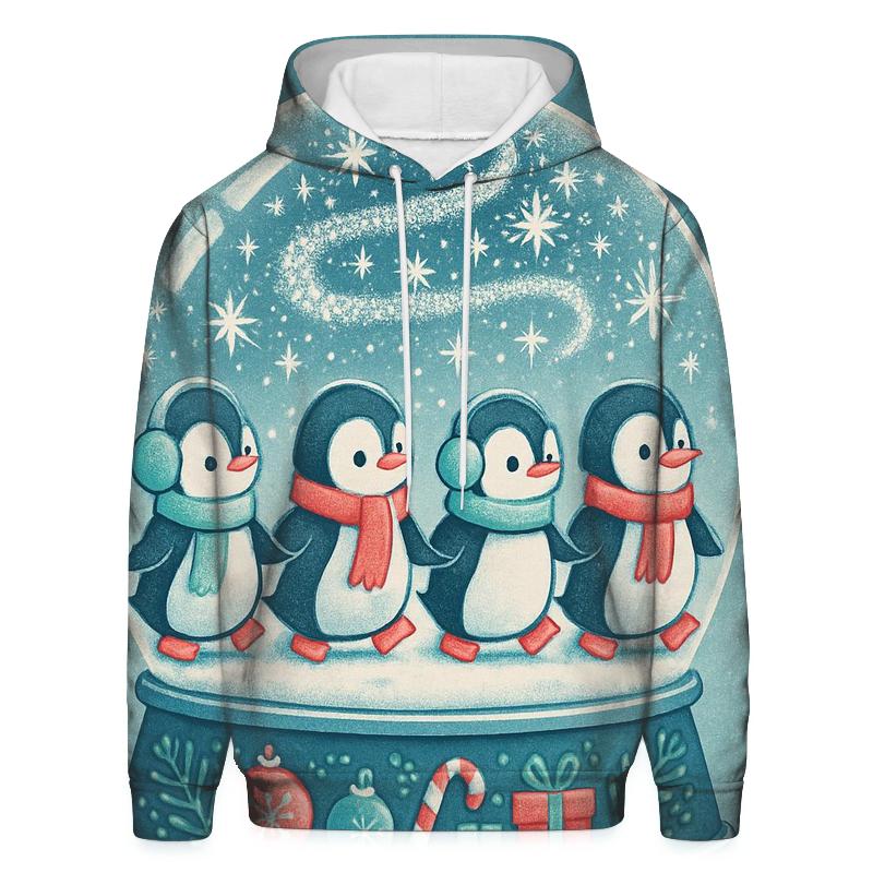 Snow Globe Penguin Parade hoodie trends