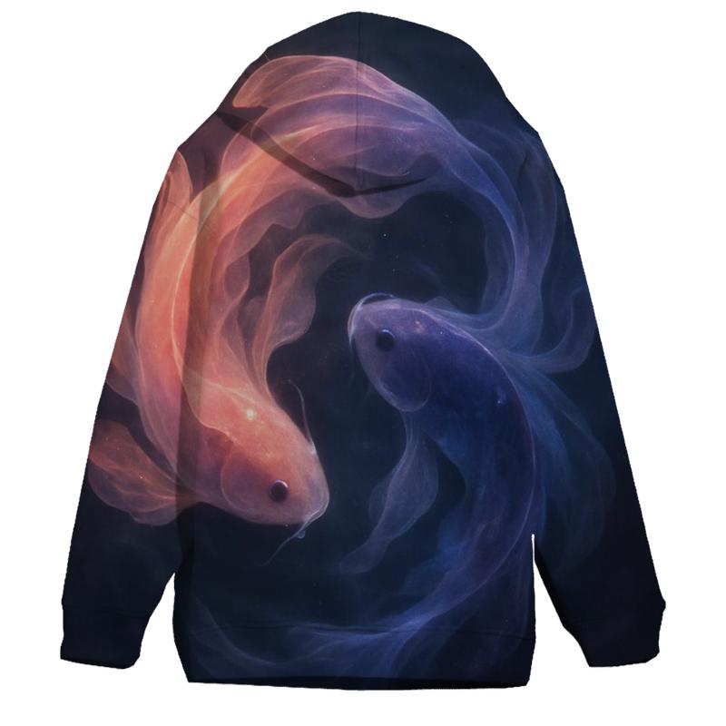 Iridescent Koi Nebula hoodie trends