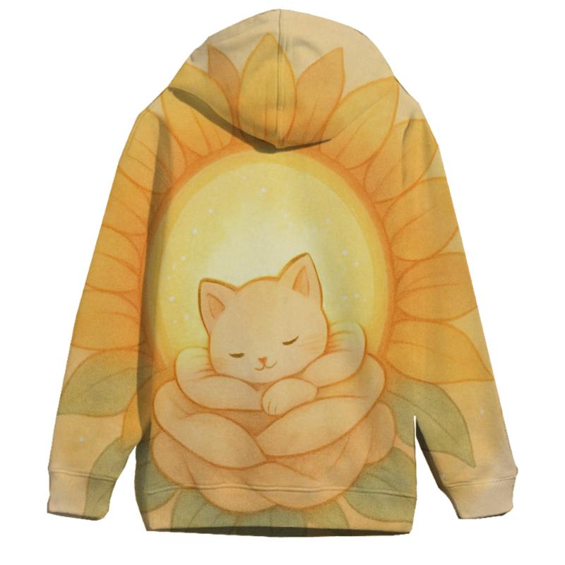 Sunflower Portal Cat Nap embroidered hoodies