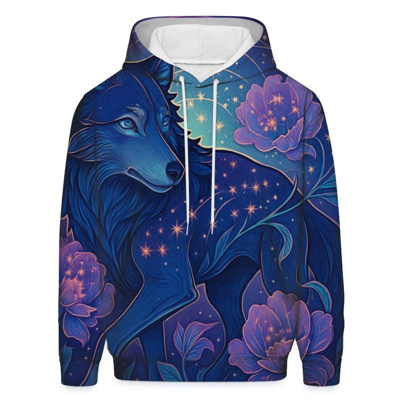 Nebula Bloom Tracker zip-up hoodies