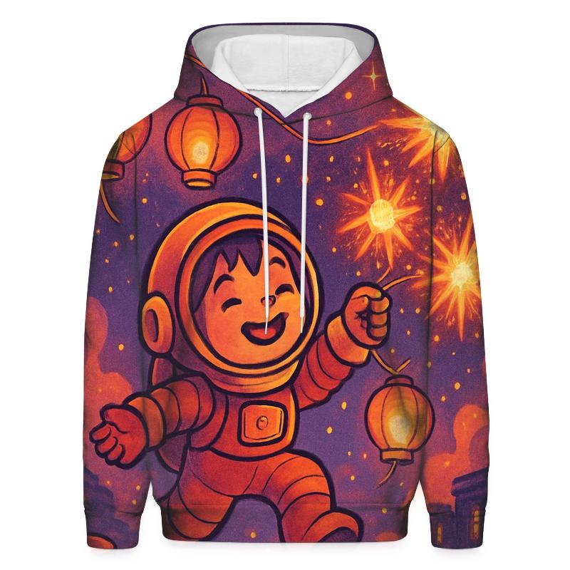 Supernova Paper Lantern Parade zip-up hoodies