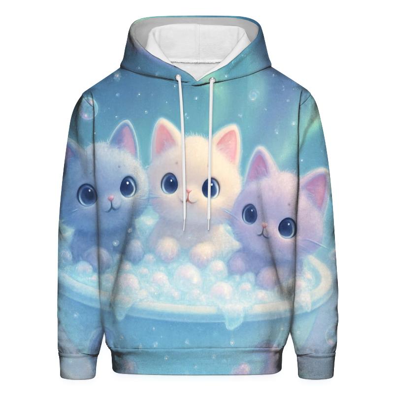 Aurora Bubble Bath Kittens hoodies fashion