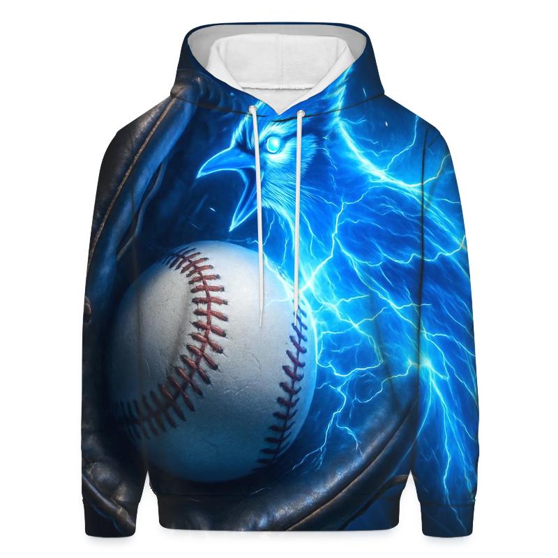Blue Jays Lightning Catch Frame embroidered hoodies