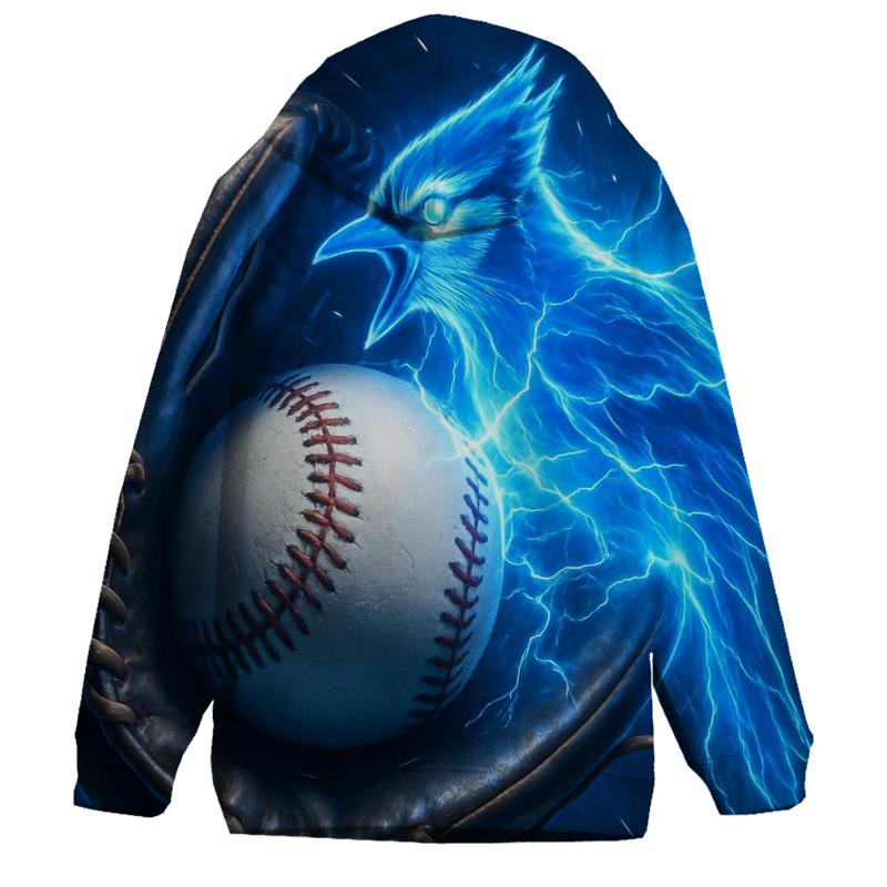 Blue Jays Lightning Catch Frame embroidered hoodies