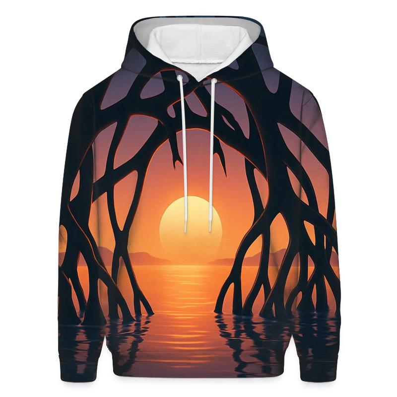 Golden Mangrove Mirror Sunset designer hoodies
