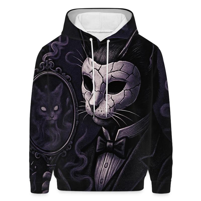 Haunted Mirror Masquerade Cat hoodie styles