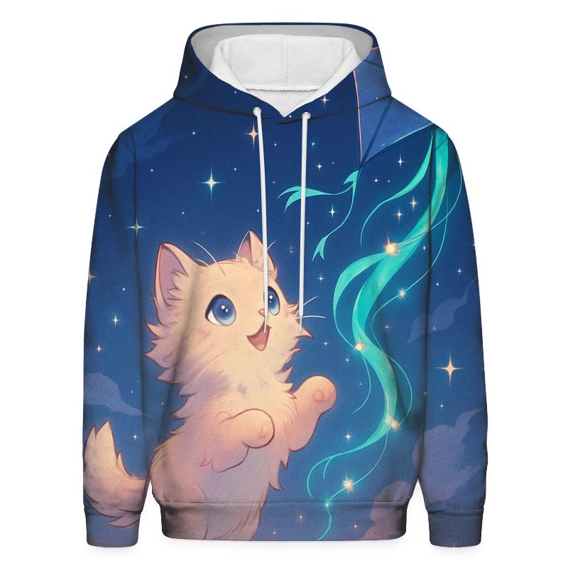 Starlit Kite Tail Kitten hoodie trends
