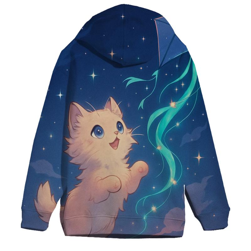 Starlit Kite Tail Kitten hoodie trends