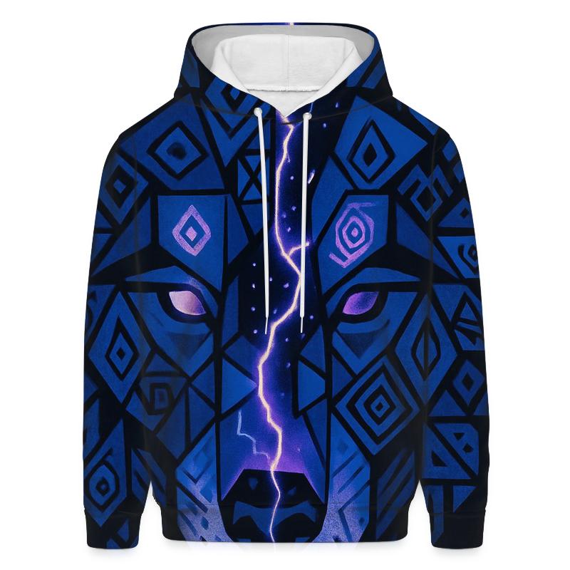 Indigo Rift Spirit Mask heavyweight hoodies