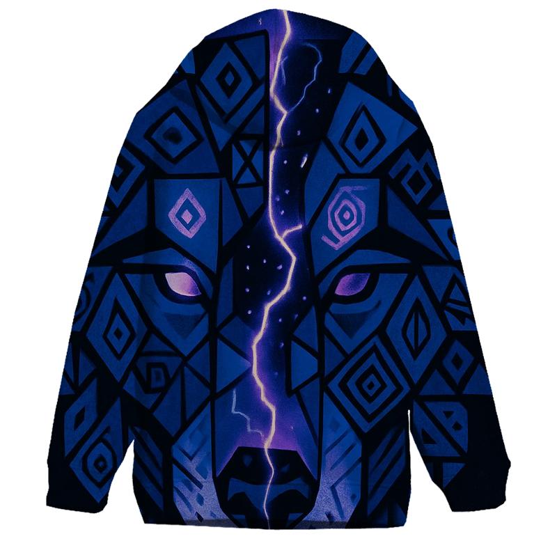 Indigo Rift Spirit Mask heavyweight hoodies