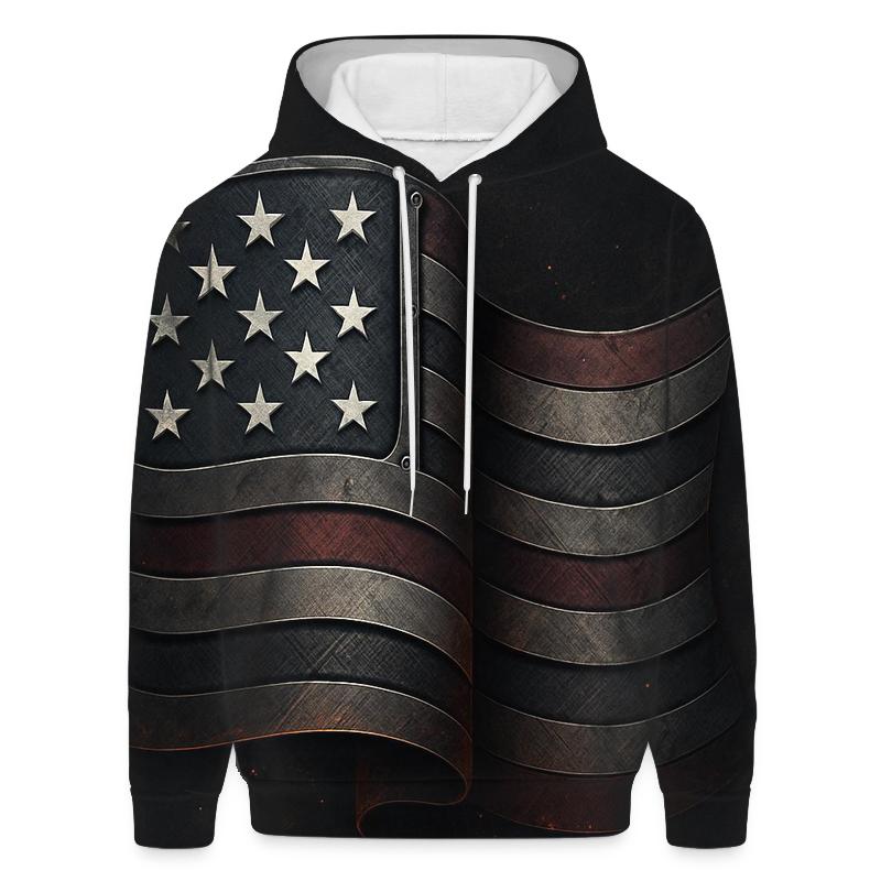 Industrial Camo Flag Forge lightweight hoodies