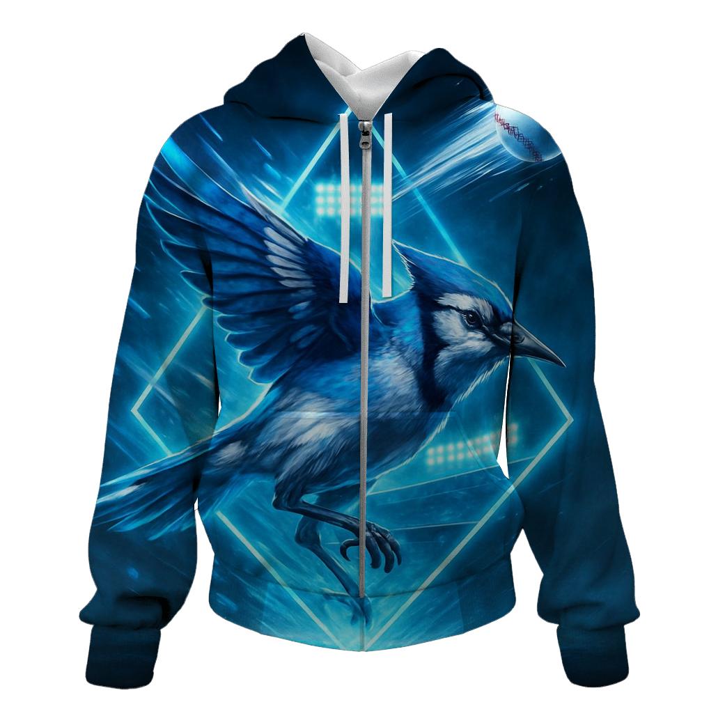 Blue Jays Aurora Diamond Sprint embroidered hoodies