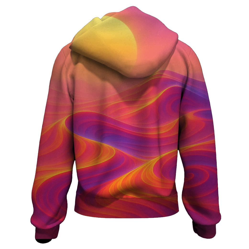 Neon Dune Reverie pullover hoodies