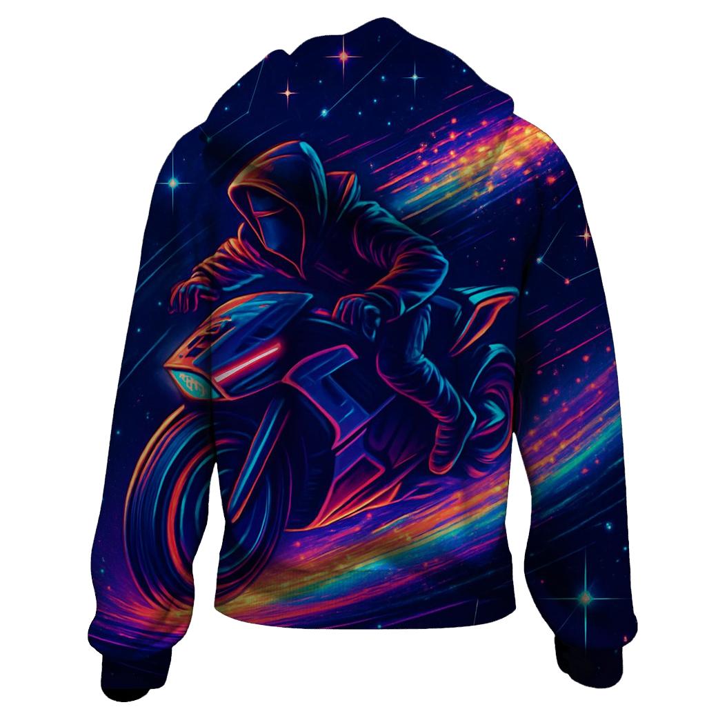 Neon Drift Starboard Racer heavyweight hoodies