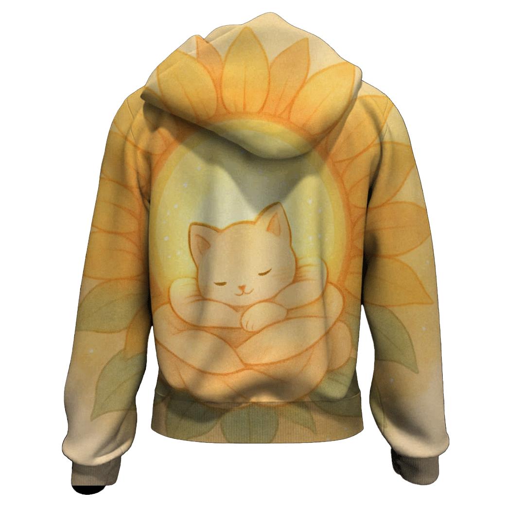 Sunflower Portal Cat Nap pullover hoodies