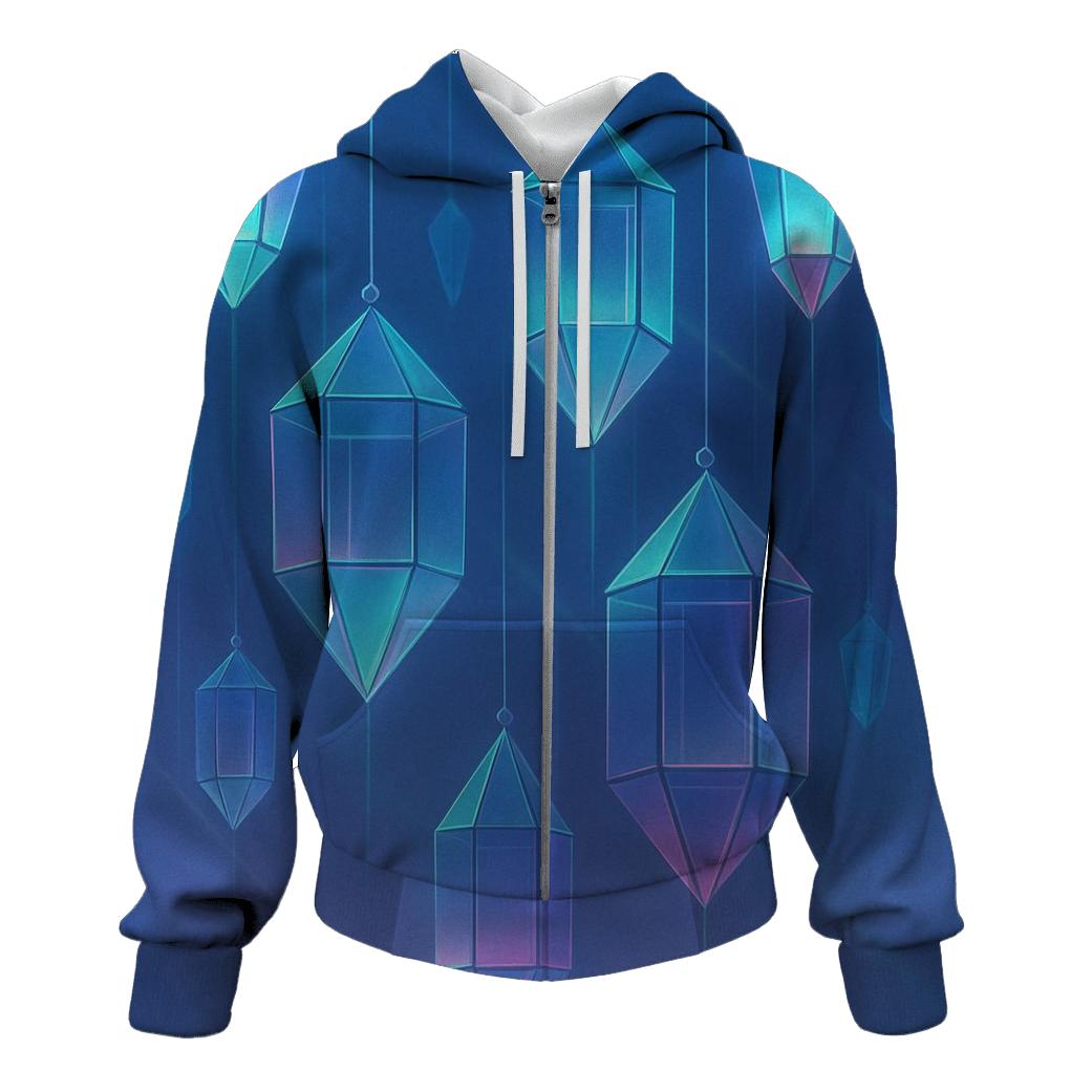 Geometric Rain Lanterns hoodie styles