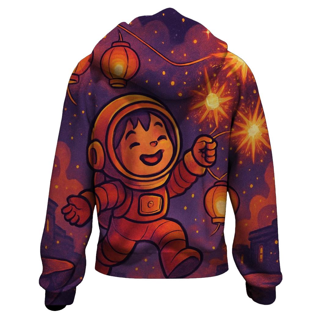 Supernova Paper Lantern Parade designer hoodies