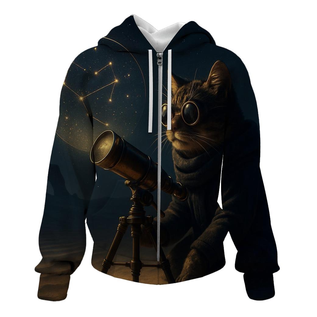 Desert Mirage Astronomer Cat hoodie styles