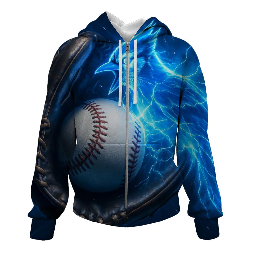Blue Jays Lightning Catch Frame premium hoodies