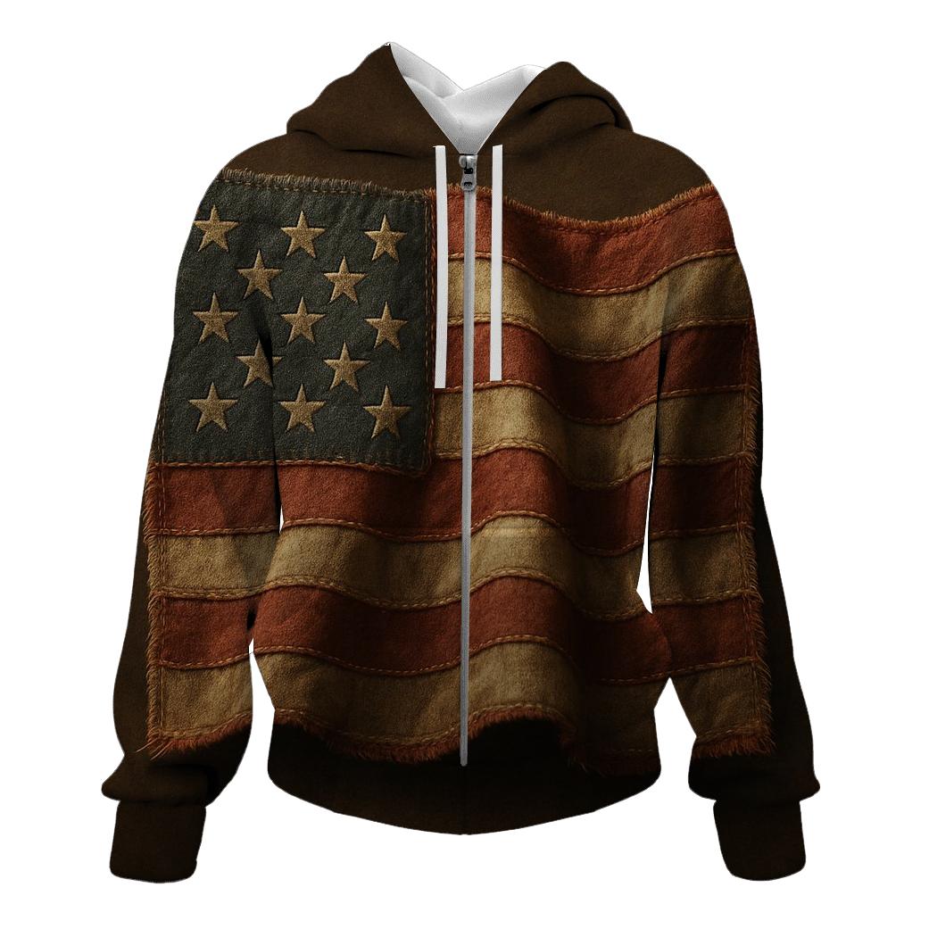 Revolution Patchwork Relic pullover hoodies
